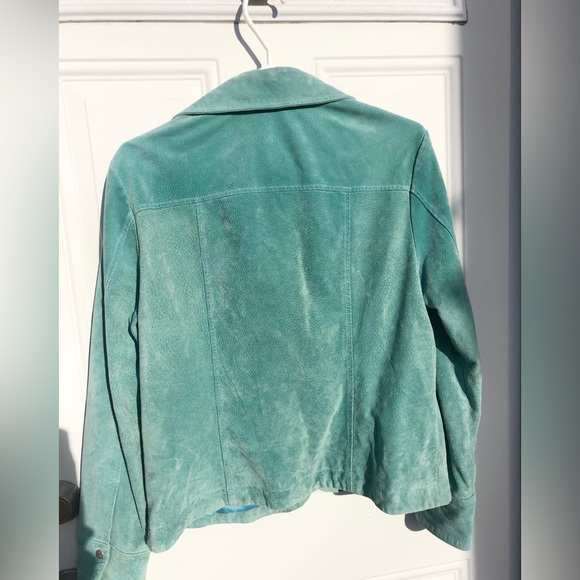 Live a Little blue suede jacket - Picture 3 of 7